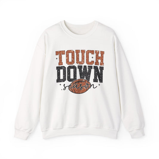 Touch Down Season Personalized Football Sweatshirt