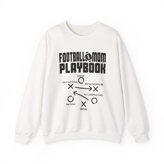 Mom Playbook Personalized Football Sweatshirt