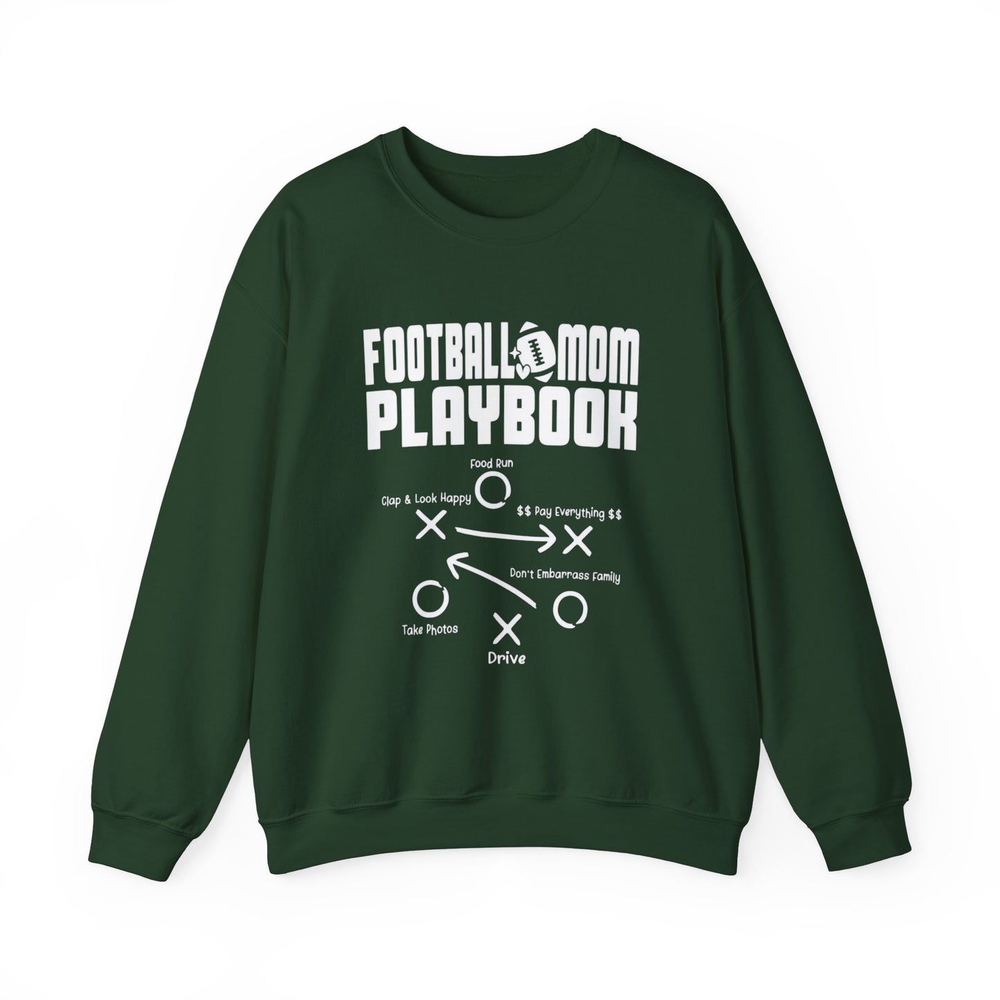 Mom Playbook Personalized Football Sweatshirt
