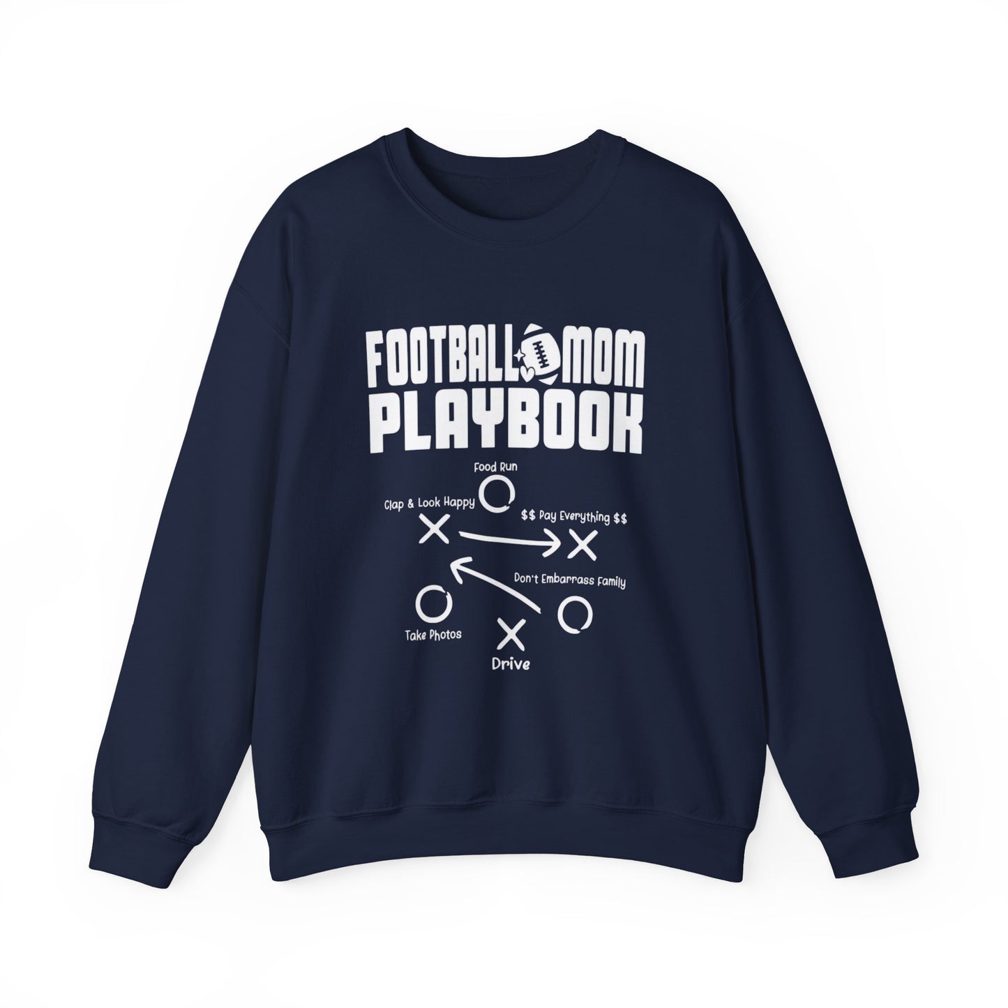 Mom Playbook Personalized Football Sweatshirt
