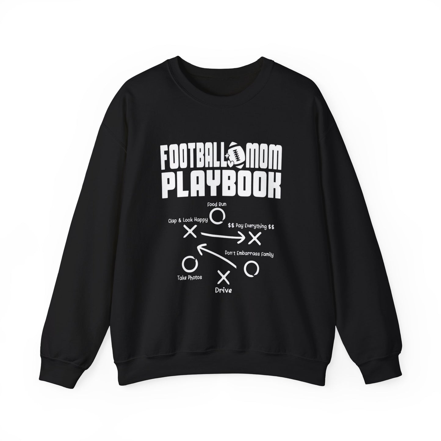 Mom Playbook Personalized Football Sweatshirt