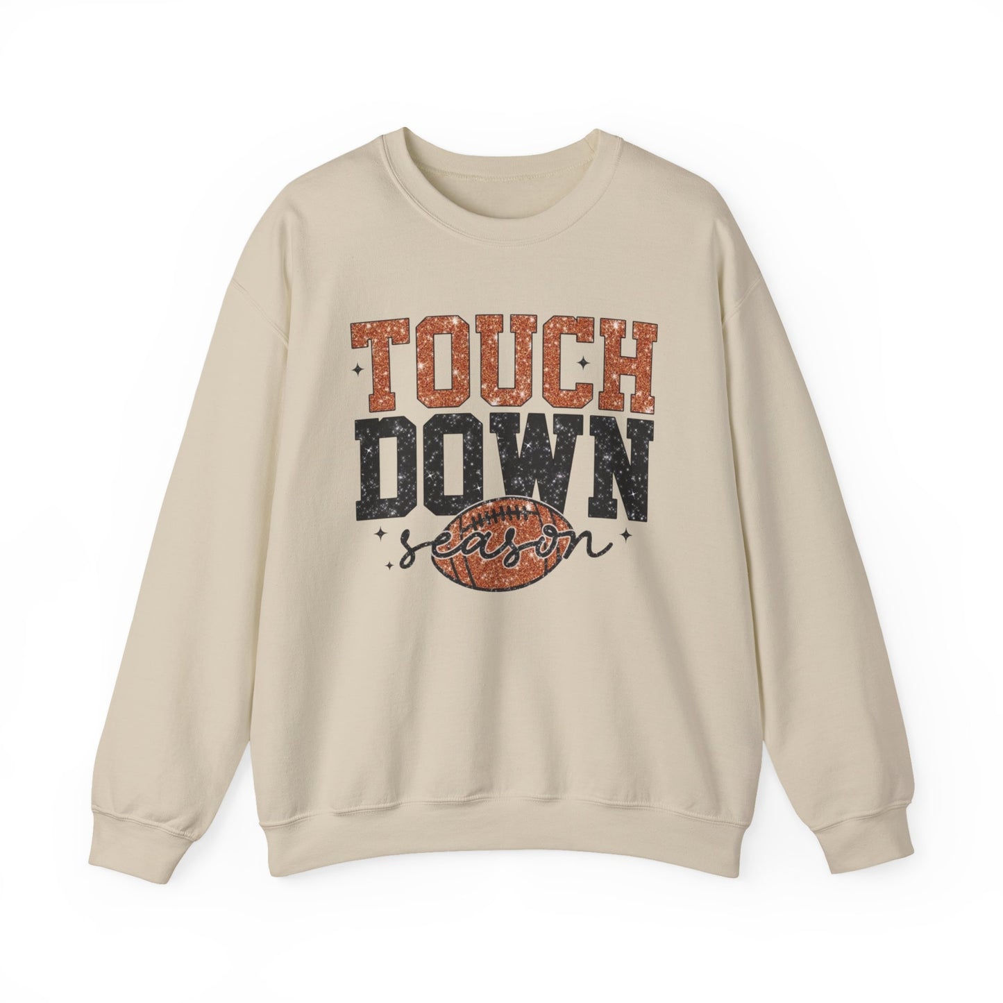 Touch Down Season Personalized Football Sweatshirt